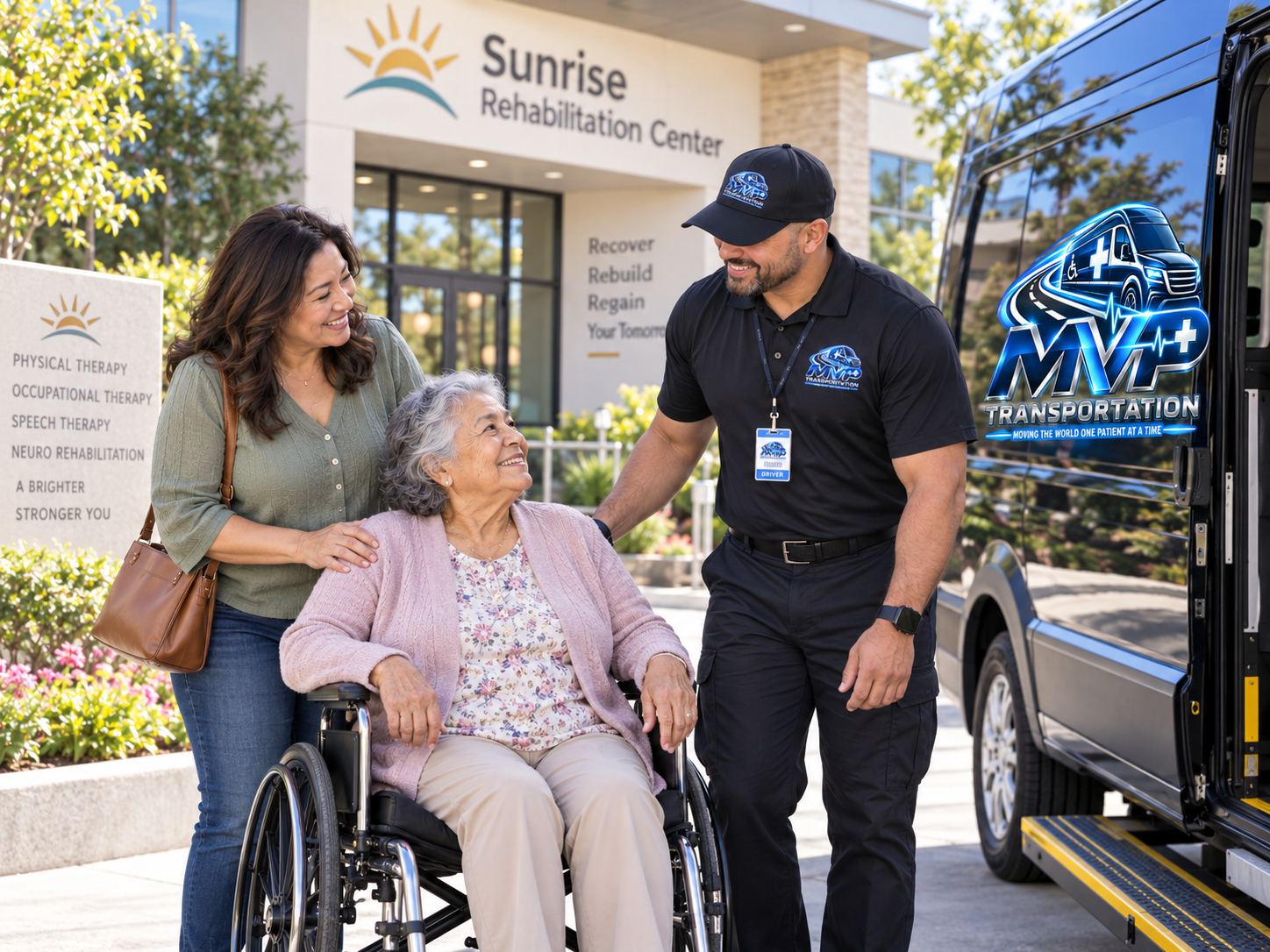 Rehabilitation transportation with MVP Transportation